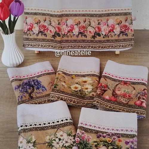 Kit com 3 Pano de prato artesanal básico