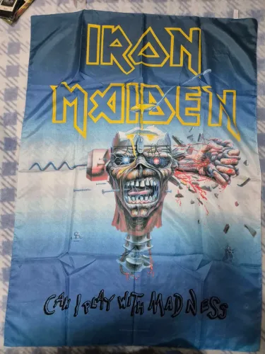 Bandeira Iron Maiden - Can I play whith madness