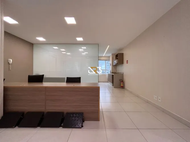 Jardim Sul - Sala comercial mobiliada - 48,70m², climatizada, copa/cozinha, 1 vaga - Londr