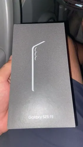 Galaxy S25 FE PRETO 128gb lacrado com nota fiscal 