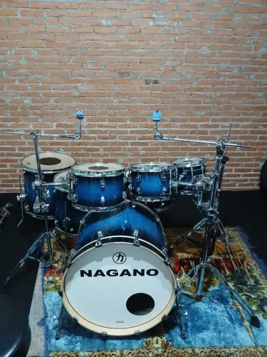 BATERIA NAGANO WORK SÉRIE AZUL SPARKLE (SHEL PACK)