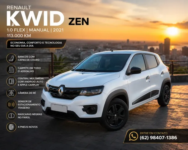 Renault Kwid Zen 1.0 Flex 12V 5P Mec. 2021