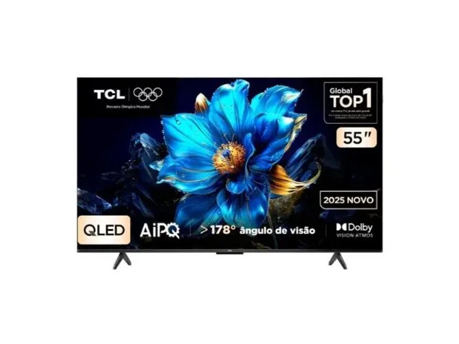 Smart TV TCL 55? 55QM5K QD-Mini LED 4K UHD Google TV Wi-Fi Bluetooth