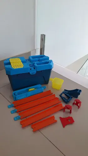 Caixa pista hot wheels