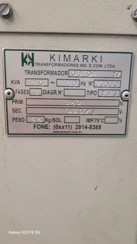 Transfomador 380 220 20kva