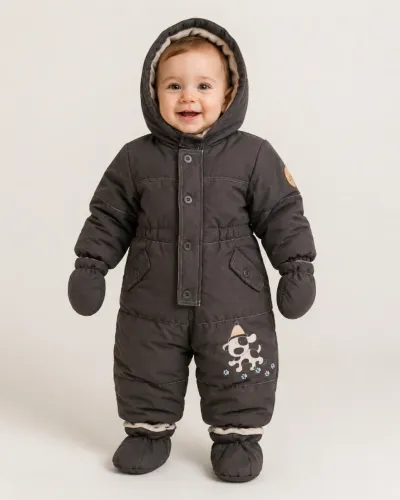 Macacão Térmico Puffer Infantil Bebê (12 a 18 meses) Importado