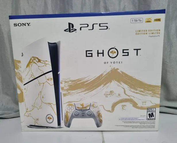 Play5 edição limitada ouro ghost of Y?tei
