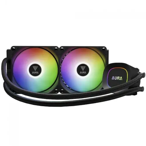 WATER COOLER GAMDIAS 240MM AURA GL 240 LITE PRETO NOVO LACRADO!