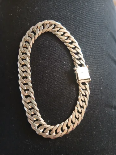 Vendo Pulseira Grumet em Prata 925