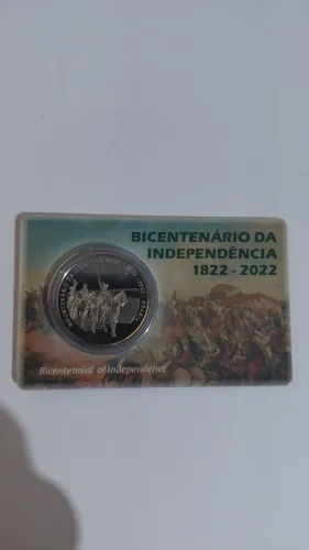 Moeda bicentenario da independência 