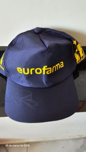 Boné Stock Car Autografado 2025 Gaetano Di Mauro