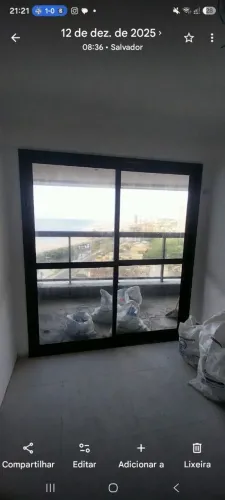 2 Portas de vidro 2x2.15m vidro espelhado 