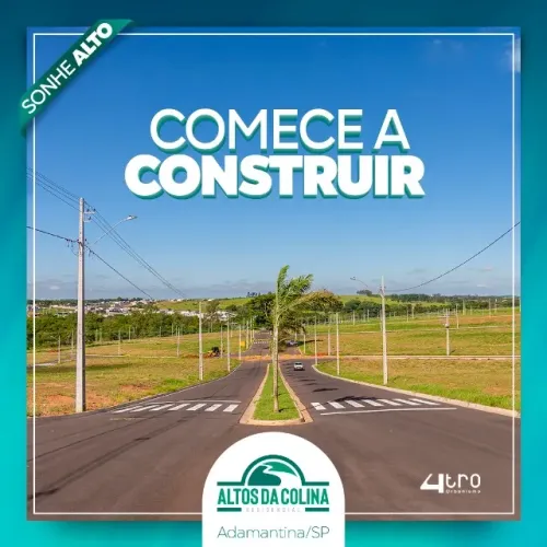 TERRENO PRONTO PARA CONSTRUIR QUITADO 250mt RESIDÊNCIA ALTO DA COLINA