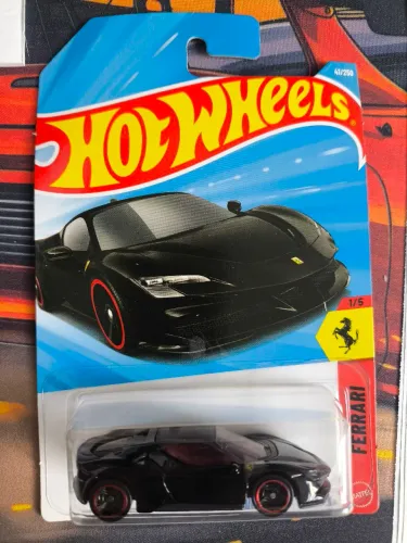 Hotweels stradale preta Ferrari