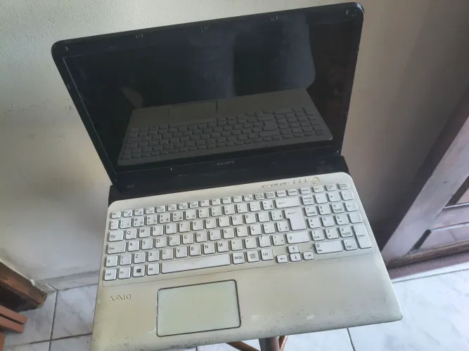 Notebook VAIO com defeito