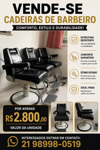 Cadeira para salão/barbearia