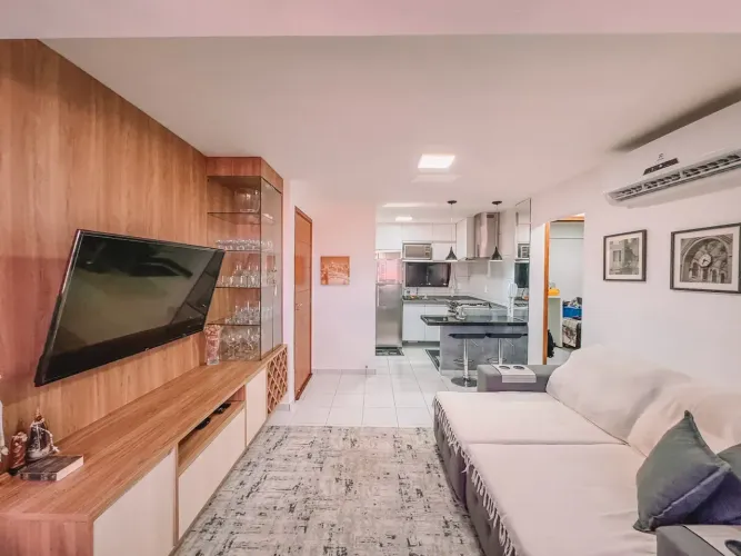 Apartamento PORTEIRA FECHADA | Mirante de Ponta Negra | 55m² | 2 Quartos | Capim Macio | N