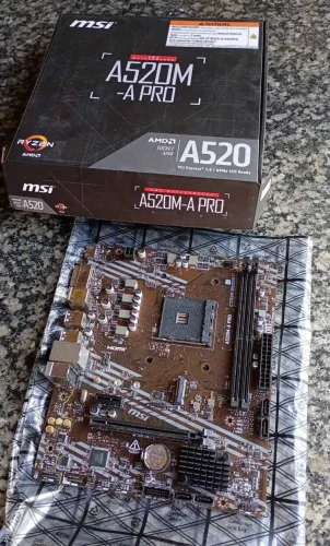 Placa Mãe Asus A520M-A Pro / Socket AMD