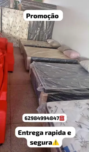 Cama box casal
