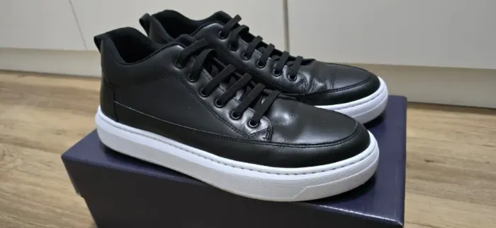 Tênis Casual Couro Legítimo Aumenta 6cm - Alto Calçados Edge