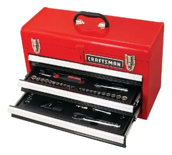 Kit de ferramentas mecânicas Craftsman de 104 peças com estojo