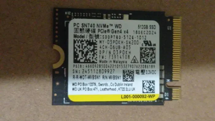 SSD M2 DELL 512GB