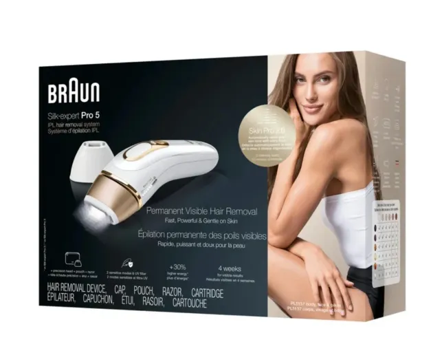 Braun Silk-expert Pro 5 IPL PL5157 NOVO - Nunca Usado