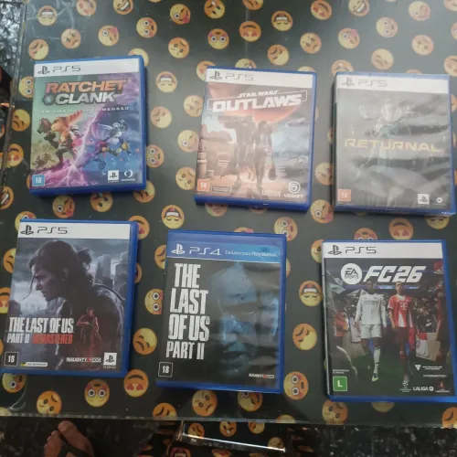 5 Jogos PS5 original único dono