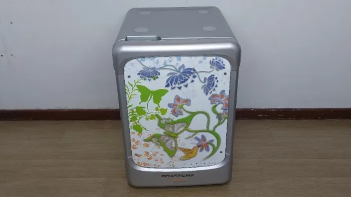 Frigobar 80Litros Brastemp Pla - Prata- 127v- ac. Cartão