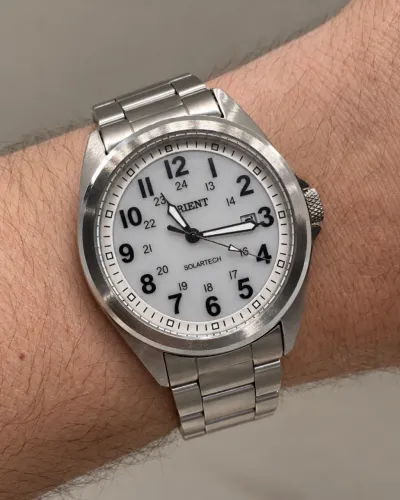 Orient Solartech Branco - 2 pulseiras - Oportunidade