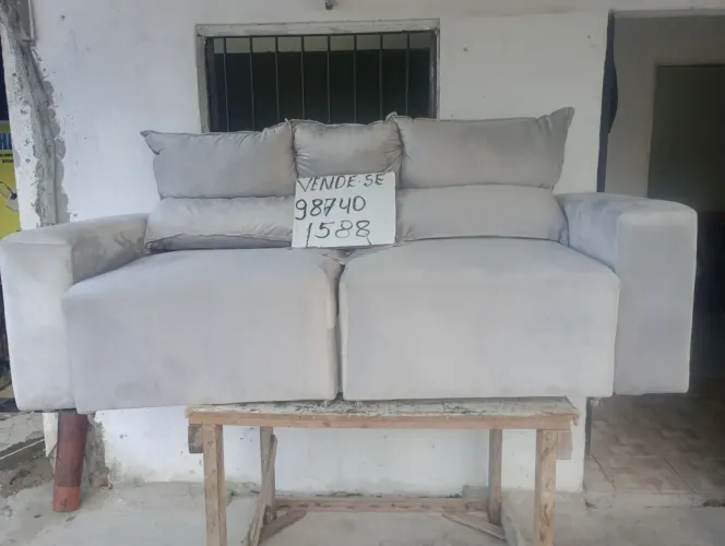 (Sofá Retrátil Dois lugares)