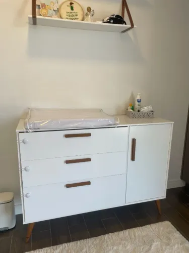 Berço + Cômoda + Cama - Quarto Infantil