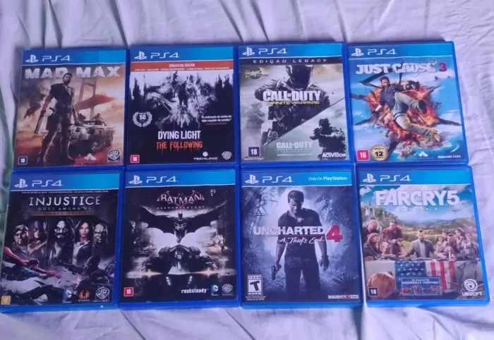 Vendo lote de jogos ps4.