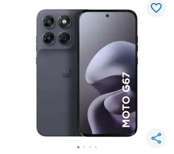 Celular motorola g67 novo na caixa