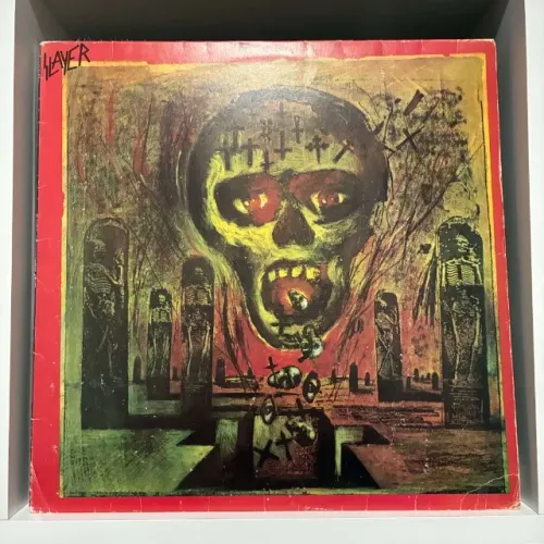 LP Vinil Slayer - Seasons In The Abyss (Mídia e Capa VG com Encarte)
