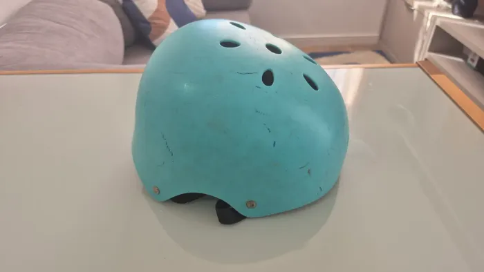 Capacete Verde Bicicleta/Skate