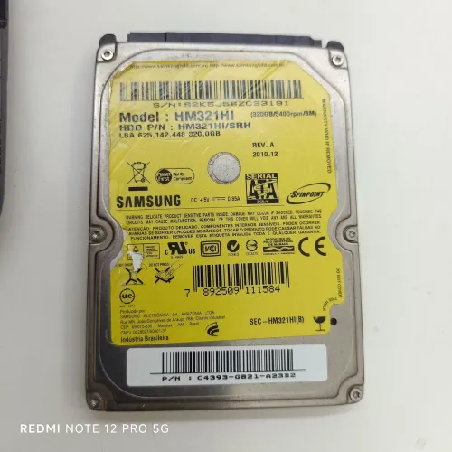 HD 320 Notebook Samsung W10 Pro