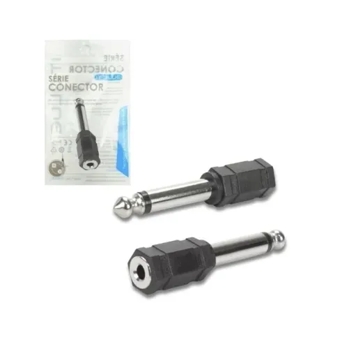 Conector Adaptador P2 Para P10 It-Blue