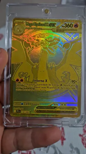 Mega Charizard X ex (130/094) HR - Fogo Fantasmagórico (Secret Gold Card)
