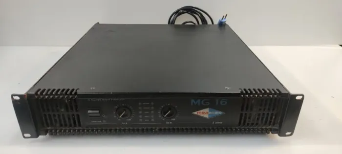 POTENCIA  MARCA : MEA AUDIO  MOD ; MG 16  8000 wts  top