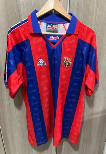 Camisa Barcelona 1996 retrô