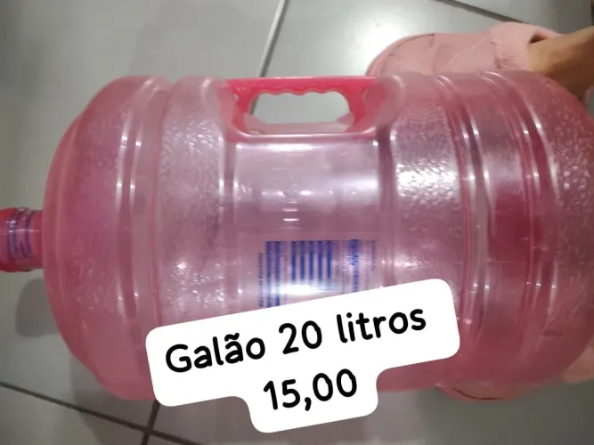 Galão de água 20 litros