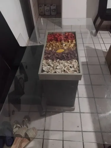 VIDRO E BASE DE MESA