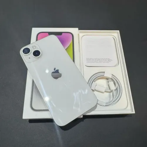 iPhone 14 128GB Branco! Impecável! Nunca mexido! Aceito cartão + BRINDES! Oportunidade!