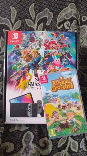 Nintendo Switch Oled + Coisinhas