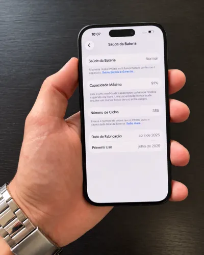 iPhone 16 Impecável | Cabo e Capa