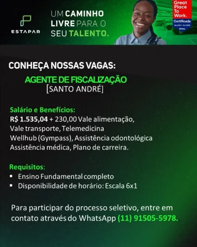 AGENTE DE FISCALIZAÇÃO - SANTO ANDRÉ
