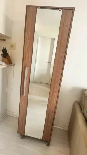 ARMARIO MULTIUSO COM ESPELHO (ARMARIO/SAPATEIRA)