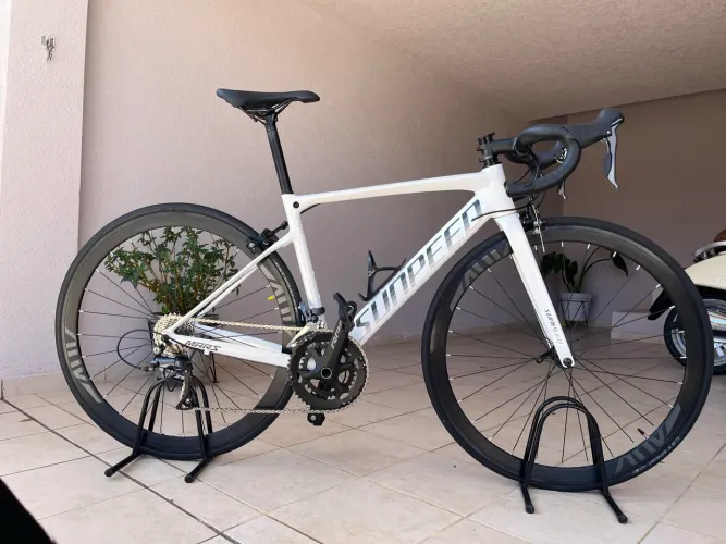 Bicicleta Speed Sunpeed Mars Claris 16v - Tam S - Branca