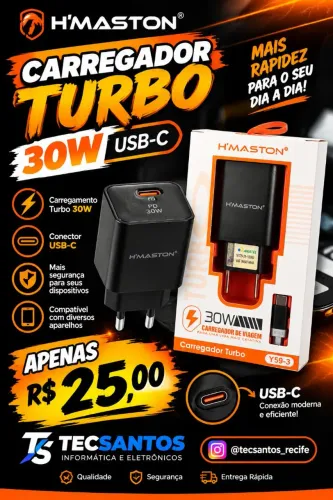 Carregador USB-c